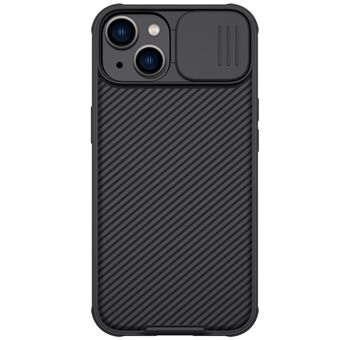 NILLKIN CamShield Pro -serie voor iPhone 14 Plus PC + TPU hybride telefoonhoesje Anti-drop achterkant met schuifcamerabescherming