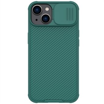 NILLKIN CamShield Pro -serie voor iPhone 14 Plus PC + TPU hybride telefoonhoesje Anti-drop achterkant met schuifcamerabescherming