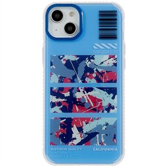 MUTURAL Camouflage-serie voor iPhone 14 Plus Stijlvol patroon PC + TPU-achterkant Anti-val beschermhoes