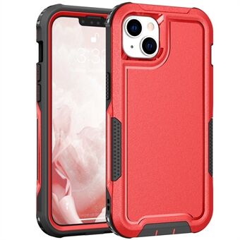 Voor iPhone 14 Plus Flexibel TPU Hard PC Antislip Telefoonhoes Schokabsorberend Scratch Telefoonbeschermer