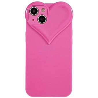 Hartvormige camerabescherming telefoonhoes voor iPhone 14 Plus, anti-vingerafdruk TPU anti-stof mobiele telefoonhoes