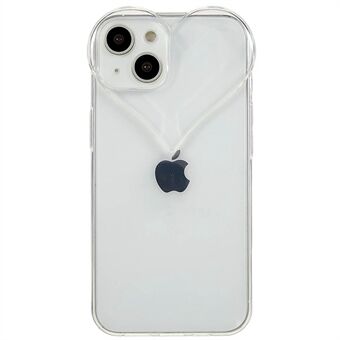 Hartvormige camerabescherming telefoonhoes voor iPhone 14 Plus, anti-vingerafdruk TPU anti-stof mobiele telefoonhoes