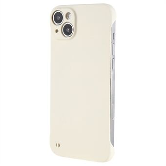 Voor iPhone 14 Plus harde pc frameloze telefoon achterkant Skin-touch beschermende mobiele telefoonhoes