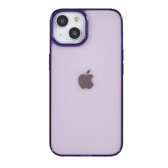 Voor iPhone 14 Plus acryl + TPU valbescherming telefoonhoes dunne matte afwerking achterkant van de behuizing