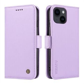 YIKATU YK-003 beschermhoes voor iPhone 14 Plus PU lederen flip cover portemonnee telefoonbeschermer met Stand