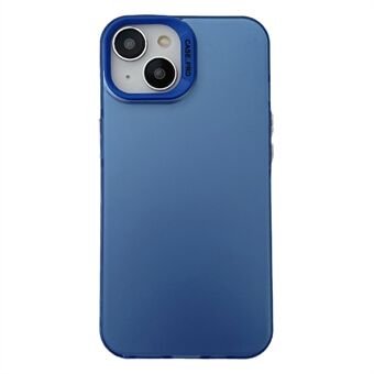 Voor iPhone 14 Plus doorschijnend mat telefoonhoesje TPU + pc anti-drop achterkant