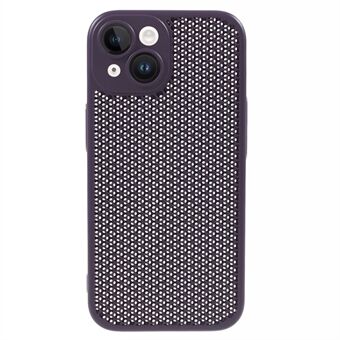 KSTDESIGN Icenets Serie Voor iPhone 14 Plus Ademend Cooling Case Hard PC Warmteafvoer Telefoon Cover met Lens Film