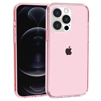 Voor iPhone 14 Pro Max 6.7 inch Transparante harde pc + zachte TPU-hoes Anti-valbescherming Telefoonhoes: