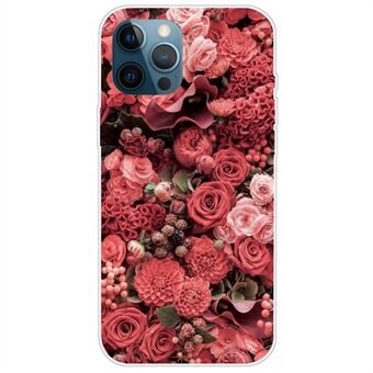 Telefoonhoesje voor iPhone 14 Pro Max 6.7 inch Slijtvaste Soft TPU Phone Shell IMD Patroon Gedrukt Case Cover