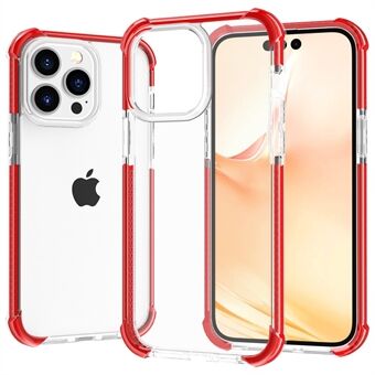 Voor iPhone 14 Pro Max 6.7 inch Anti-vingerafdruk Acryl Telefoon Case met Vier Hoeken Bescherming Clear Shockproof Phone Cover: