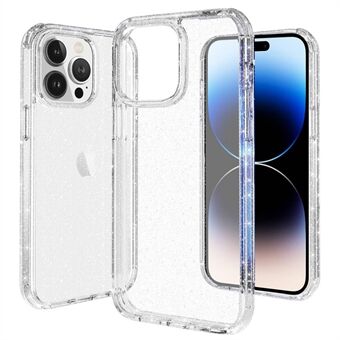 Transparant telefoonhoesje voor iPhone 14 Pro Max, harde pc + zachte TPU anti-collision beschermhoes