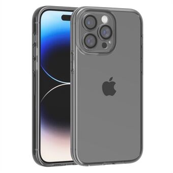 Voor iPhone 14 Pro Max Zachte TPU + harde pc-telefoonhoes Scratch met ingebouwde cameralensbeschermfolie