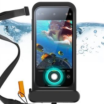 ESR Waterdichte hoes Pro HD IPX8 Waterdichte Case met touchscreen-functionaliteit voor iPhone 15 Pro Max / 14 Pro Max, Zwart