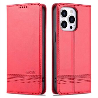 AZNS Voor iPhone 14 Pro Max 6.7 inch Volledige Bescherming PU Leer Magnetische Sluiting Telefoon Case Wallet Stand Anti- Scratch Flip Cover