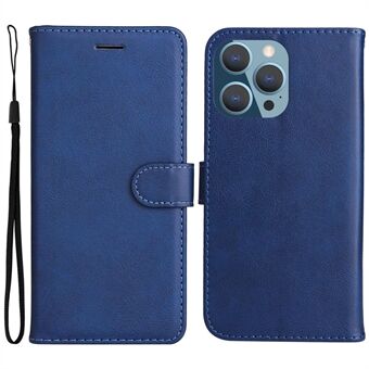 Voor iPhone 14 Pro Max 6,7 inch KT Leather Series-2 Volledig verpakte lederen Stand telefoonhoes, portemonnee-ontwerp lederen telefoonhoes met handige riem