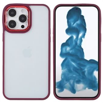 Voor iPhone 14 Pro Max 6.7 inch Verdikte Telefoon Case met Galvaniseren Ontwerp Acryl + TPU Achterkant Schokbestendig Telefoon Protector