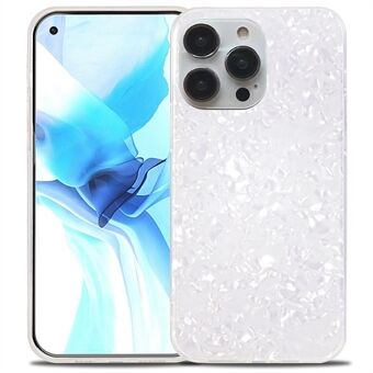 IPAKY voor iPhone 14 Pro Max 6,7 inch IMD-beschermhoes Soft TPU hard acryl schokbestendig telefoonhoesje