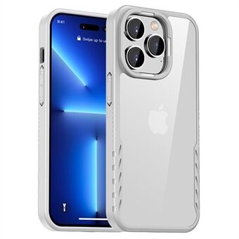 IPAKY Voor iPhone 14 Pro Max 6.7 inch Anti- Scratch TPU + PC Telefoon Case Ondersteuning Draadloos opladen