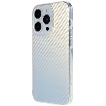 Voor iPhone 14 Pro Max 6.7 inch Laser IMD TPU Getextureerde Telefoon Case Anti-drop Back Beschermhoes: