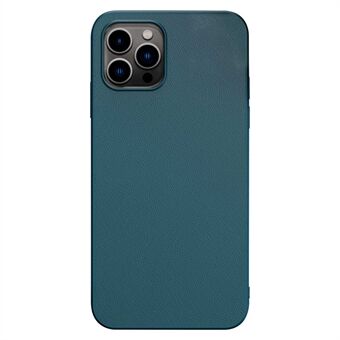 Voor iPhone 14 Pro Max 6.7 inch Telefoon Achterkant PU Leer + TPU Anti-slijtage Litchi Textuur Telefoon Beschermende Shell: