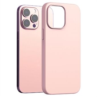 AZEADA voor iPhone 14 Pro Max 6.7 inch Kleur Serie Ultradunne Siliconen Telefoonhoes Schokbestendig Beschermende Achterkant