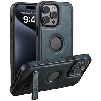 SUTENI G2 voor iPhone 14 Pro Max Magnetische Hoesje met een Waxy Tekstuur, Uitklapbare Kickstand, PU+TPU Telefoonhoesje.