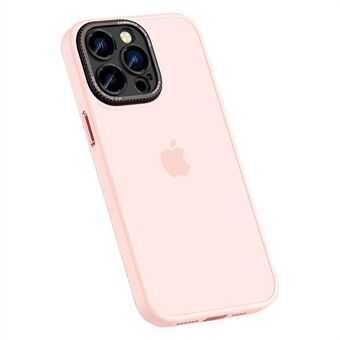 Voor iPhone 14 Pro Max Mat Oppervlak Anti-Vingerafdruk Telefoon Case Skin-touch Hard PC Soft TPU Metalen Lens Beschermhoes