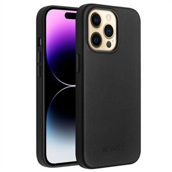 QIALINO magnetische telefoonhoes voor iPhone 14 Pro Max beschermende anti-val hoes lederen gecoate schokbestendige pc-hoes