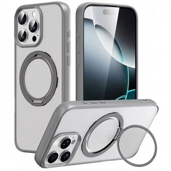 Voor iPhone 14 Pro Max Hoesje Compatibel met MagSafe Draaibare Kickstand TPU+PC Telefoonhoes