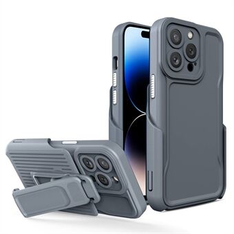 Explorer-serie voor iPhone 14 Pro Max harde pc + TPU schokbestendige telefoonhoes afneembare achterclip standaard telefoonhoes