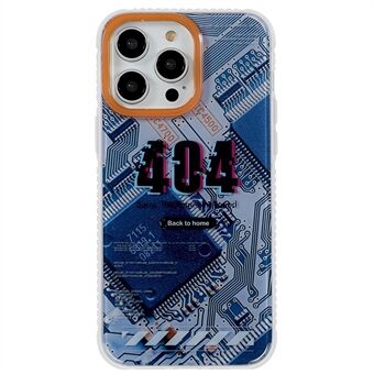 MUTURAL Modern Series voor iPhone 14 Pro Max Printplaatpatroon Beschermende achterkant PC + TPU Drop-proof Cover