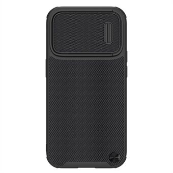 NILLKIN voor iPhone 14 Pro Max Texture Pro beschermende telefoonhoes met cameraschuifbeschermer Ondersteuning magnetisch draadloos opladen