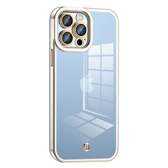 Voor iPhone 14 Pro Max Zachte TPU-achterkant Galvaniseren Anti-valbeveiliging Telefoonhoes