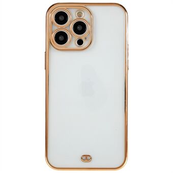 Voor iPhone 14 Pro Max Zachte TPU-telefoonhoes Cameralensbescherming Gegalvaniseerde telefoonhoes