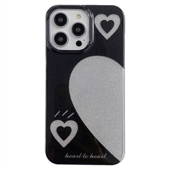 Voor iPhone 14 Pro Max IMD Glitter Poeder Back Cover Anti-drop PC + TPU Telefoon Beschermhoes