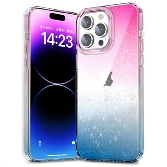 Voor iPhone 14 Pro Max PC + TPU Achterkant Case Glitter Powder Clear IMD Mobiele telefoonhoes