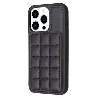 Style-BF24 voor iPhone 14 Pro Max Kaartsleuven Telefoonhoes Standaard PU-leer + TPU-telefoonhoes