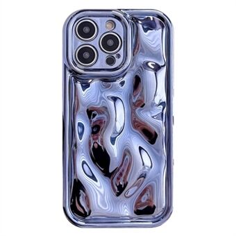 Zachte TPU Cover voor iPhone 14 Pro Max Telefoonhoesje Meteoriet Textuur Galvaniseren Shell