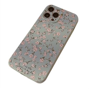 Voor iPhone 14 Pro Max Zachte TPU-telefoonhoes Retro bloemenpatroon Beschermende telefoonhoes