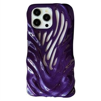 Voor iPhone 14 Pro Max Snoep Kleur TPU Telefoonhoesje Uitgeholde anti-drop achterkant