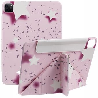 Voor iPad Pro 11 (2022) / (2021) / (2020) Hoes Patroon Print PU Lederen Staande Magnetische Tablet Cover