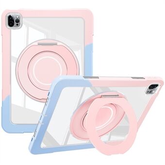 Voor iPad Pro 11 (2022) / (2021) / (2020) / Air (2022) / (2020) Hoes Draaischopstandaard PC+Silicone Anti-Val Tablet Cover