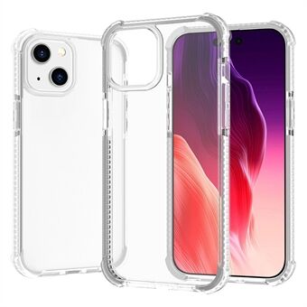 Vuurwerende hoekvalbestendige telefoonhoes voor iPhone 15, TPU + acryl telefoonhoes.