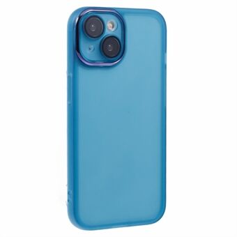 DKSM Series Voor iPhone 15 Case Geëlektroplateerde Cameraframe TPU Telefoonhoes