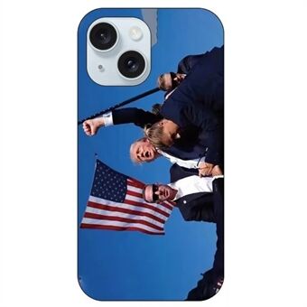 Voor iPhone 15 Donald Trump Telefoonhoesje Beschermende TPU Telefoonhoes