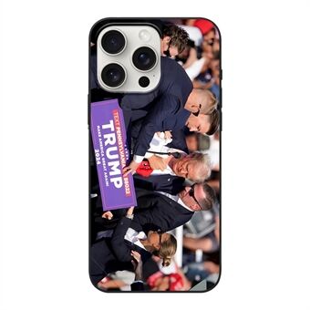 Voor iPhone 15 Hoesje Trump Rally Shooting 2024 TPU Telefoonhoes (Foto door Gene J. Puskar)