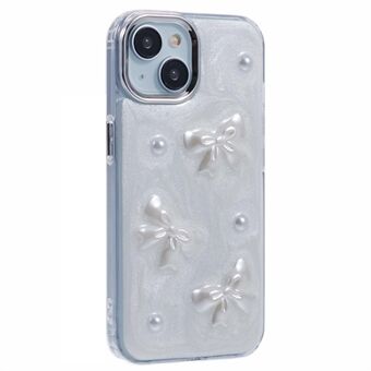 YH-serie voor iPhone 15-hoes 3D Epoxy TPU telefoonhoesje met gegalvaniseerd lensframe