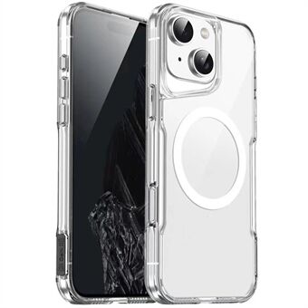 Voor iPhone 15 hoesje compatibel met MagSafe TPU + acryl telefoonhoesje