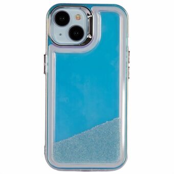 Voor iPhone 15 Mobiel Telefoonhoesje Stromende Kralen PC+TPU Achterkant Case