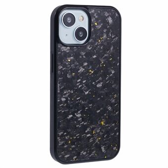 Voor iPhone 15 Magnetische Hoes Gesmede Textuur Aramidevezel+TPU Antislip Telefoonhoesje